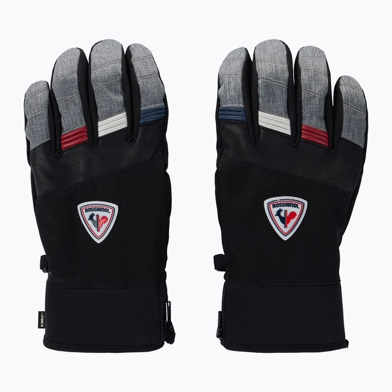 Vyrų slidinėjimo pirštinės Rossignol Strato R-Shell Dry heather grey 2