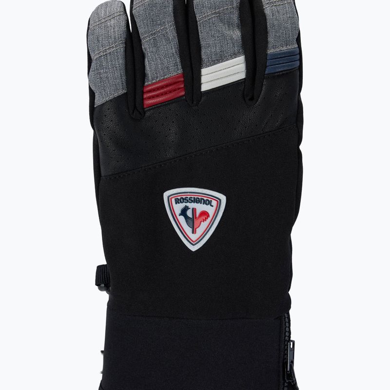 Vyrų slidinėjimo pirštinės Rossignol Strato R-Shell Dry heather grey 3