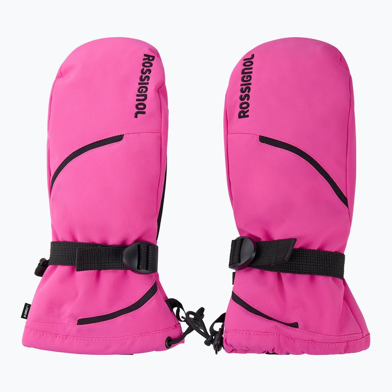 Moteriškos slidinėjimo pirštinės Rossignol Temptation Mittens R-Shell electric fuchsia