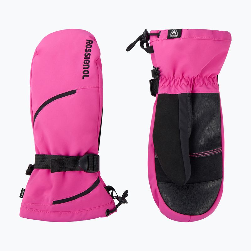 Moteriškos slidinėjimo pirštinės Rossignol Temptation Mittens R-Shell electric fuchsia 2