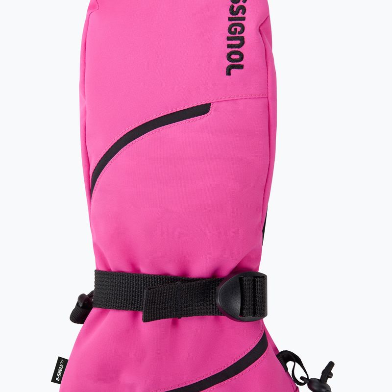 Moteriškos slidinėjimo pirštinės Rossignol Temptation Mittens R-Shell electric fuchsia 3