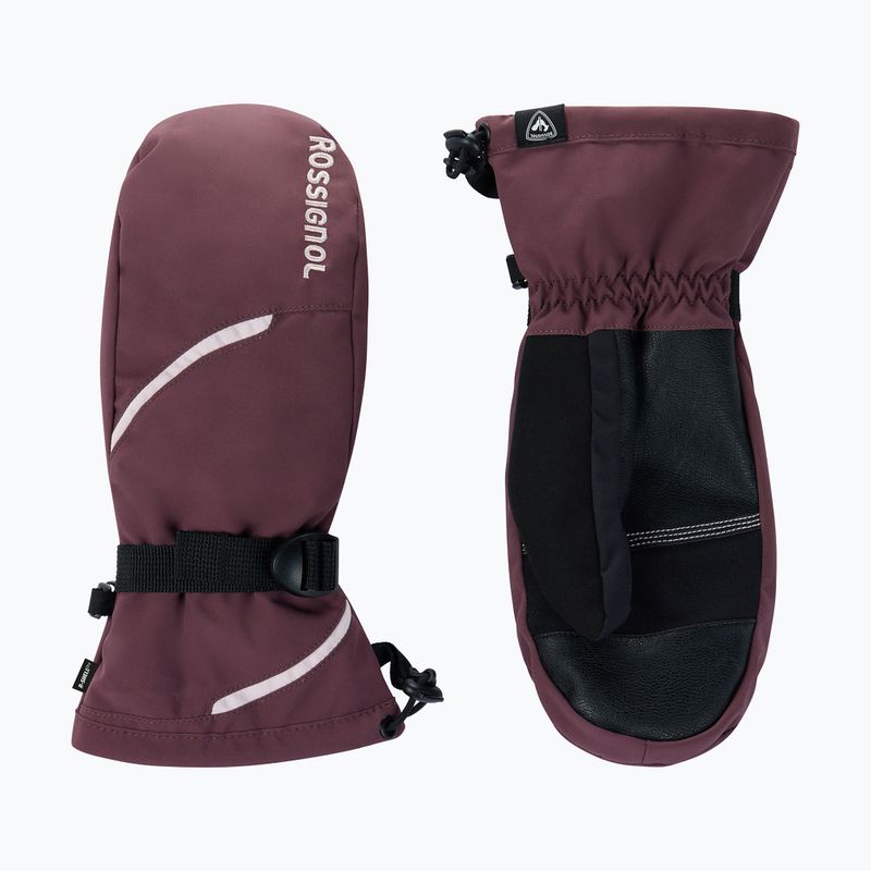 Moteriškos slidinėjimo pirštinės Rossignol Temptation Mittens R-Shell huckleberry 2