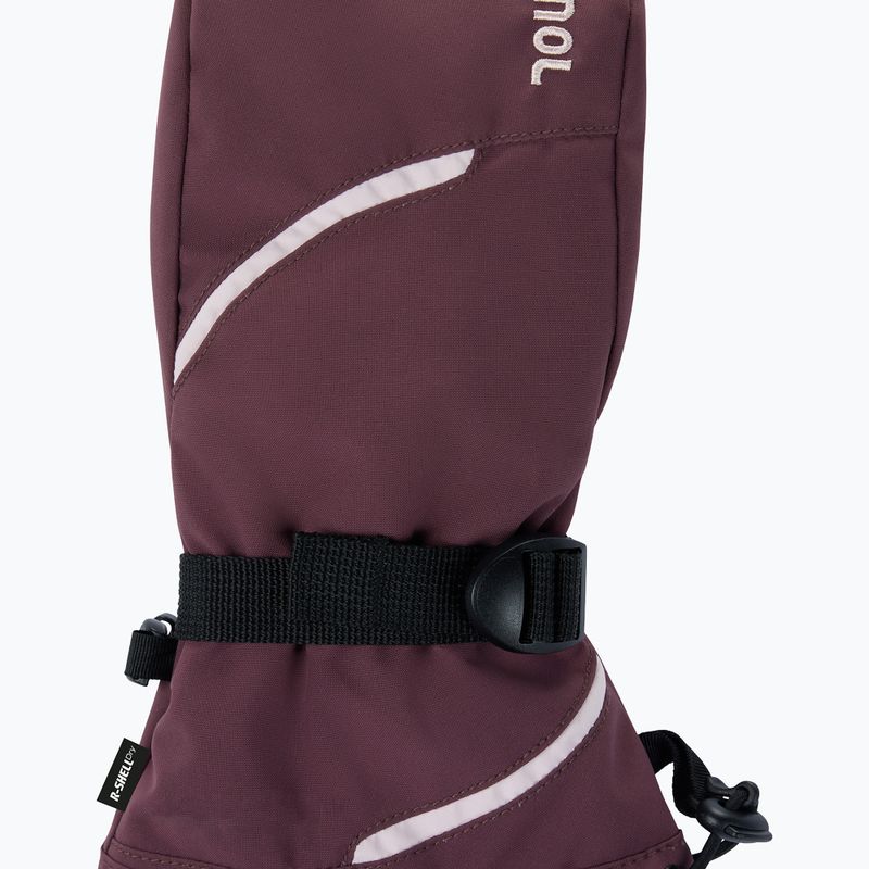 Moteriškos slidinėjimo pirštinės Rossignol Temptation Mittens R-Shell huckleberry 3