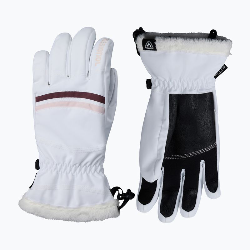 Moteriškos slidinėjimo pirštinės Rossignol Piste R-Shell Dry white 2