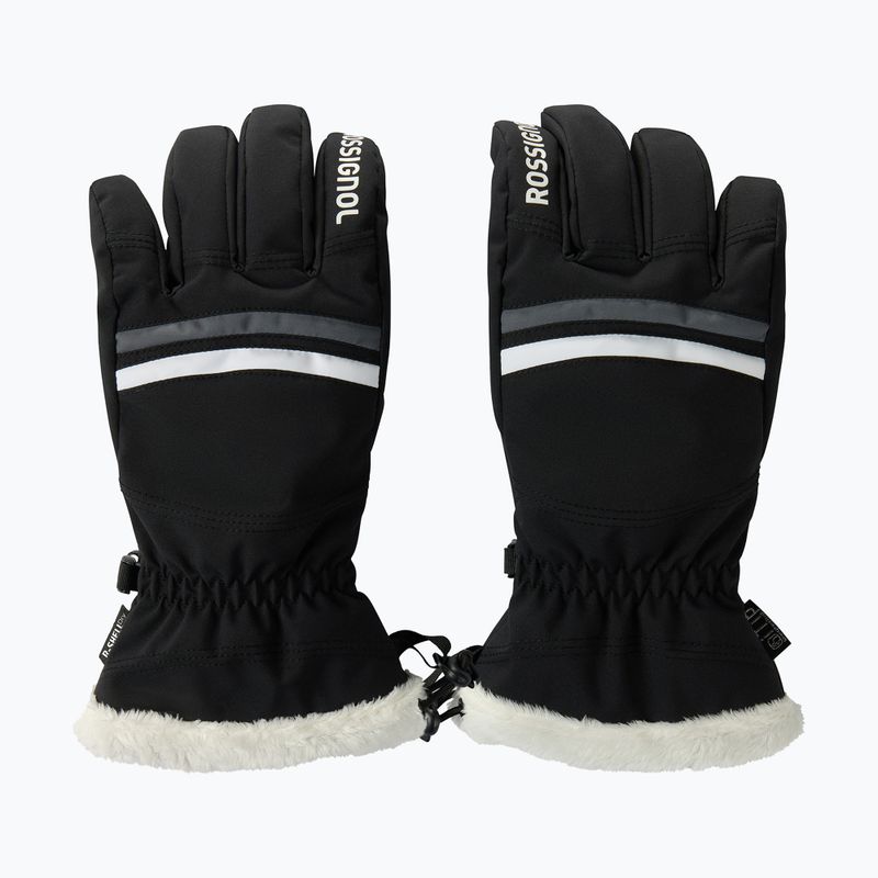 Moteriškos slidinėjimo pirštinės Rossignol Piste R-Shell Dry black