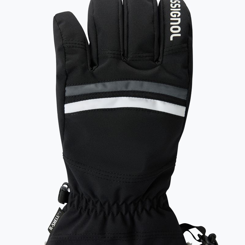 Moteriškos slidinėjimo pirštinės Rossignol Piste R-Shell Dry black 3