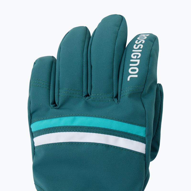 Moteriškos slidinėjimo pirštinės Rossignol Piste R-Shell Dry transformative teal 3