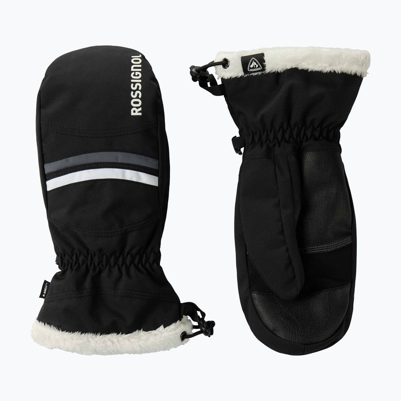 Moteriškos slidinėjimo pirštinės Rossignol Piste Mittens R-Shell Dry black 2