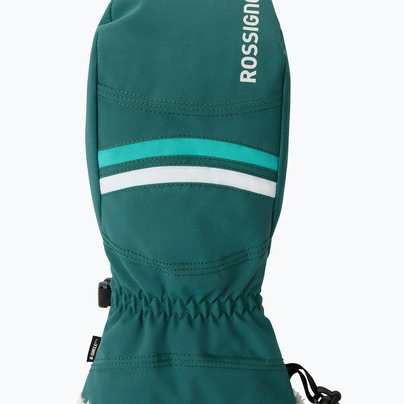 Moteriškos slidinėjimo pirštinės Rossignol Piste Mittens R-Shell Dry transformative teal 3