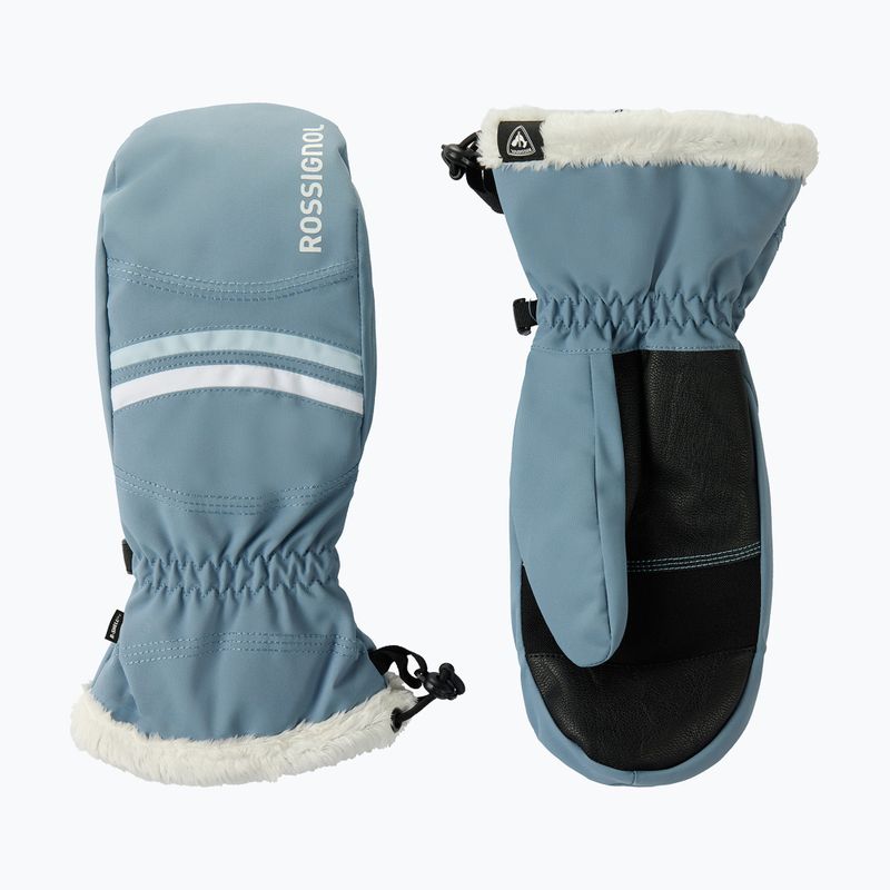 Moteriškos slidinėjimo pirštinės Rossignol Piste Mittens R-Shell Dry windward blue 2