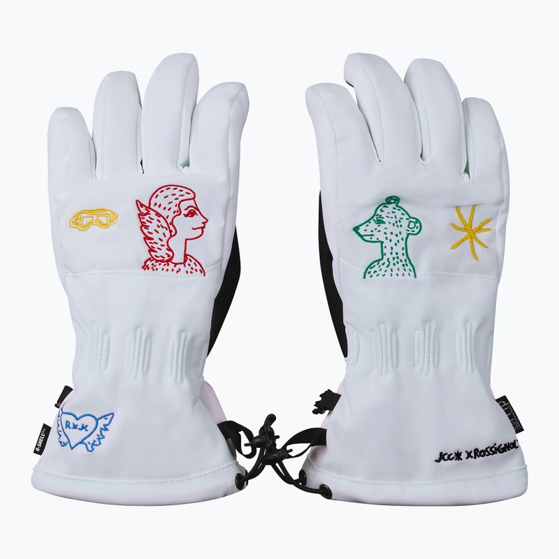 Moteriškos slidinėjimo pirštinės Rossignol JCC R-Shell Dry white 2