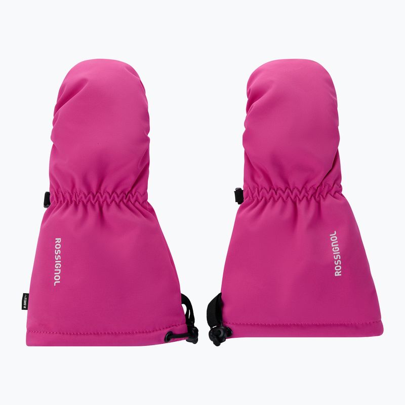 Vaikiškos slidinėjimo pirštinės Rossignol Mittens R-Shell Dry electric fuchsia 2