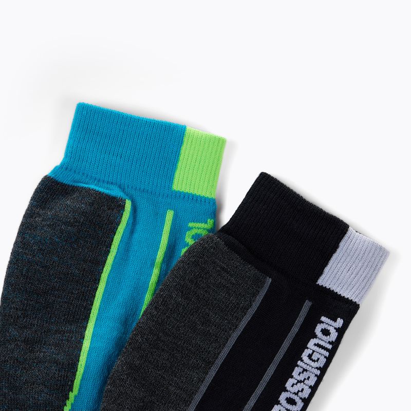 Vaikiškos slidinėjimo kojinės Rossignol Essential 2 pack black 2