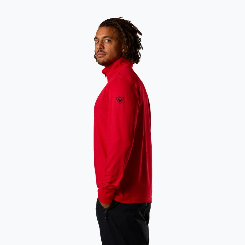 Vyriškas slidinėjimo džemperis Rossignol Mid Layer Stertch Half Zip sports red 4