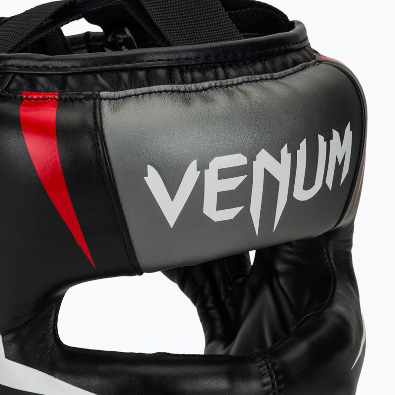 Bokso šalmas Venum Elite Iron black/red 4