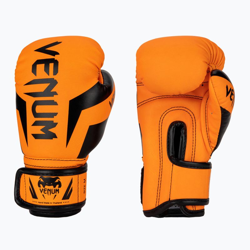 Vaikiškos bokso pirštinės Venum Elite Boxing fluo orange