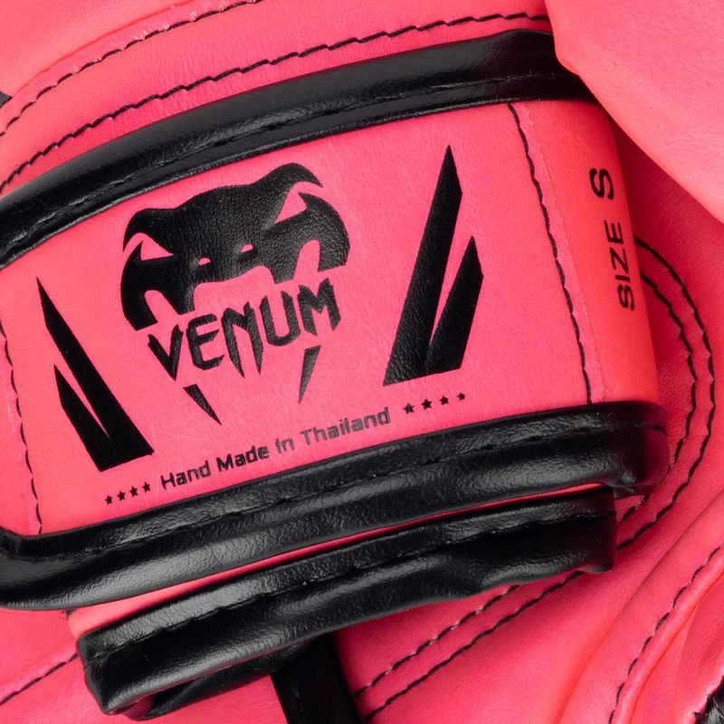 Vaikiškos bokso pirštinės Venum Elite Boxing fluo pink 4