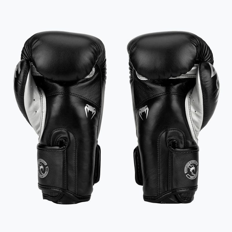 Venum Giant 3.0 juodos ir sidabrinės bokso pirštinės 2055-128 3