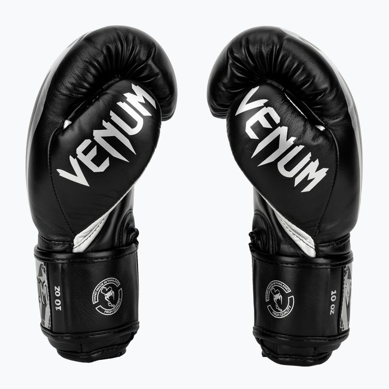 Venum Giant 3.0 juodos ir sidabrinės bokso pirštinės 2055-128 4