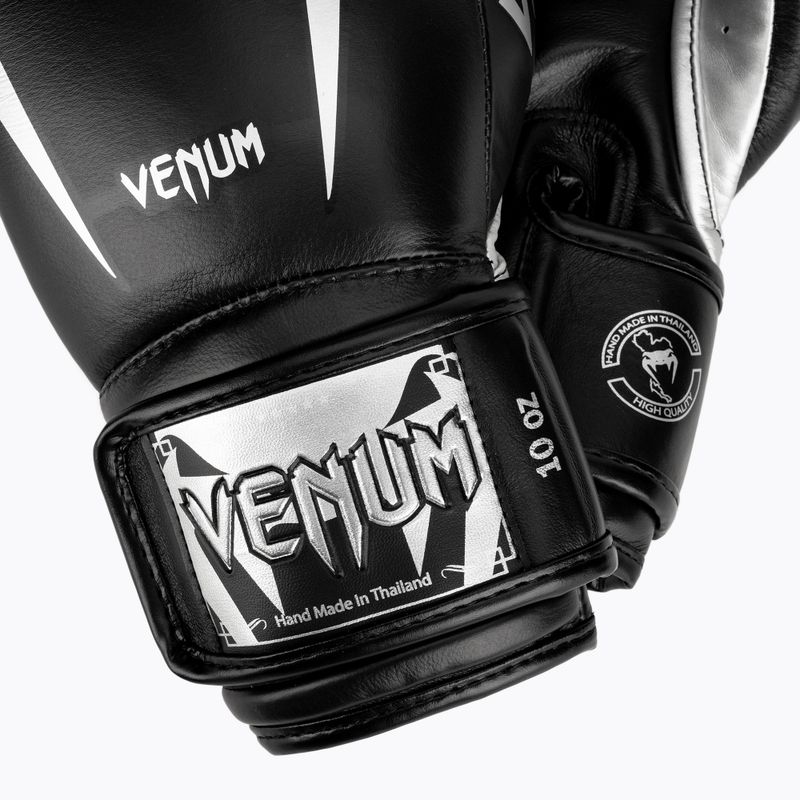 Venum Giant 3.0 juodos ir sidabrinės bokso pirštinės 2055-128 6