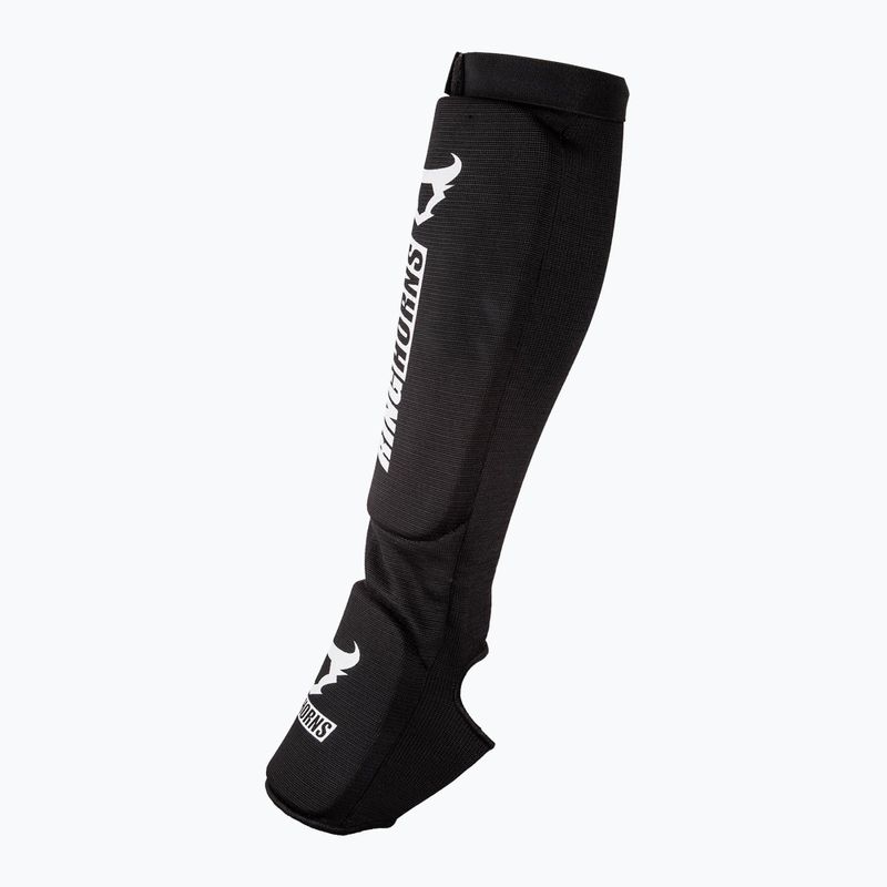 Blauzdų ir pėdų apsaugos Ringhorns Kontact Shin Guards black 2