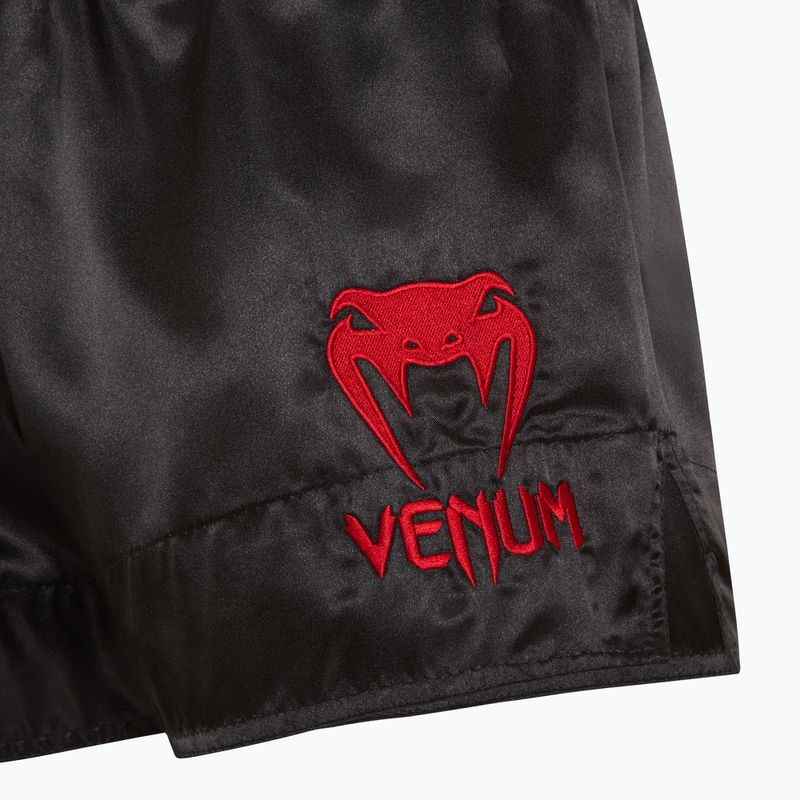 Vyriški treniruočių šortai Venum Classic Muay Thai black/red 3