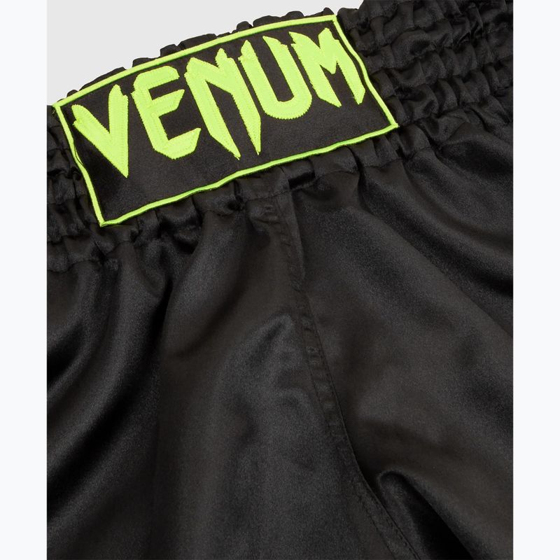 Vyriški treniruočių šortai Venum Classic Muay Thai black/neo yellow 3