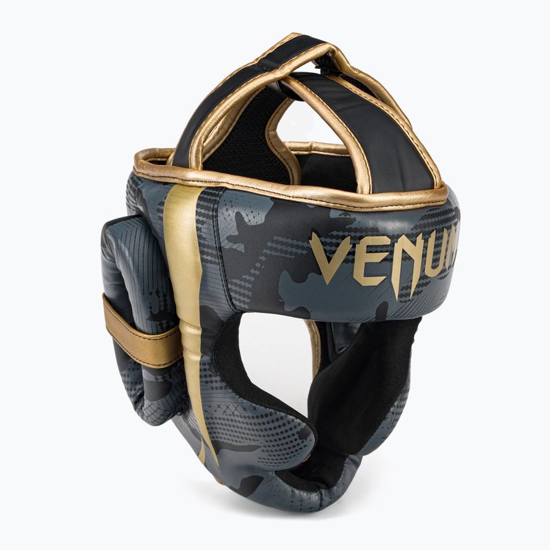 Venum Elite pilkai auksinis bokso šalmas VENUM-1395-535