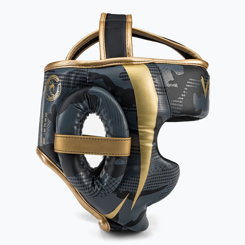 Venum Elite pilkai auksinis bokso šalmas VENUM-1395-535 2