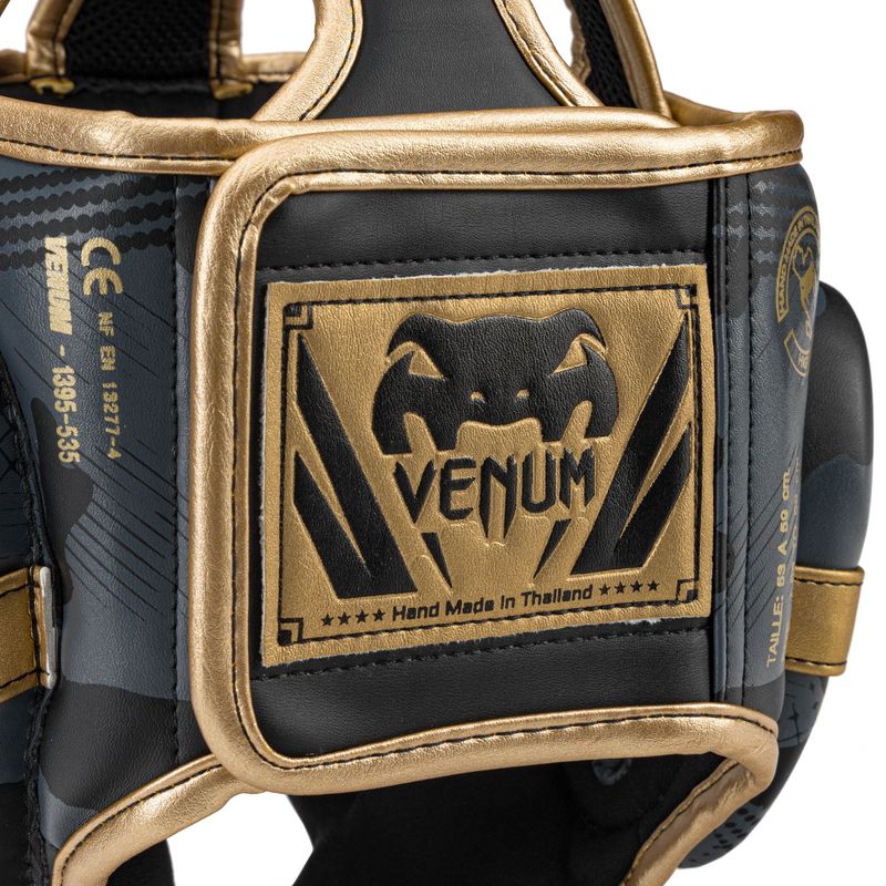 Venum Elite pilkai auksinis bokso šalmas VENUM-1395-535 4