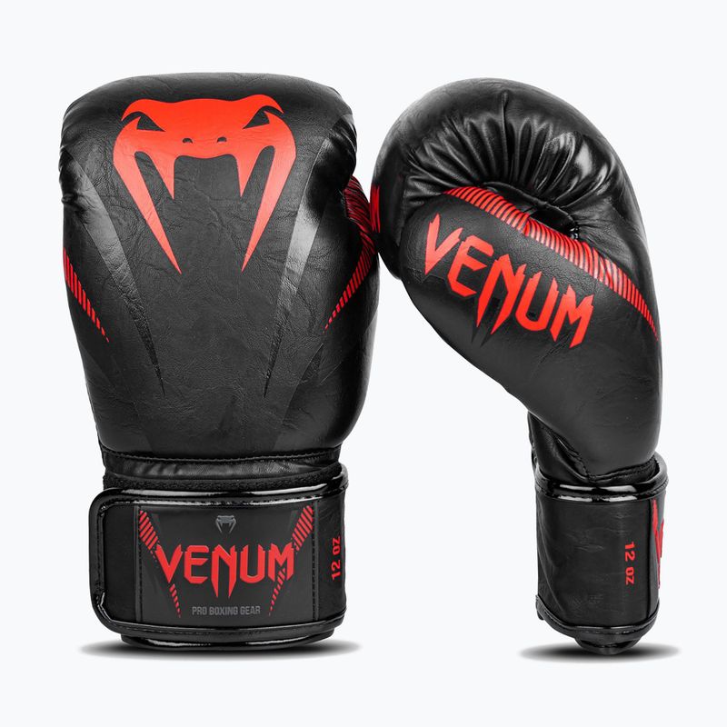 Venum Impact bokso pirštinės juodos VENUM-03284-100 9