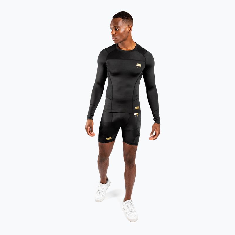 Vyriški treniruočių šortai Venum G-Fit Compression black/gold 4