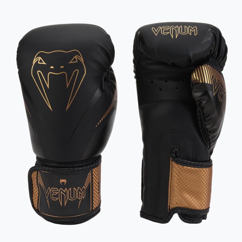 Venum Impact bokso pirštinės rudos spalvos VENUM-03284-137 3