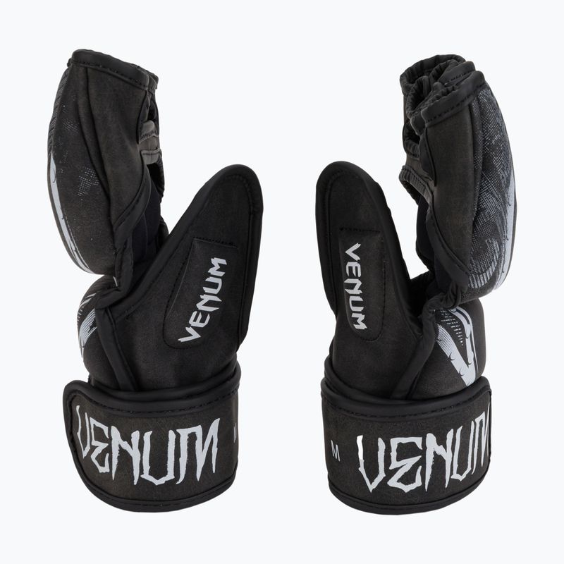 Venum GLDTR 4.0 graplingo pirštinės juodai baltos spalvos VENUM-04166 4