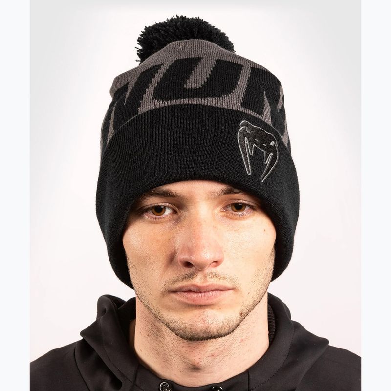 Žieminė kepurė Venum Elite Beanie With Pompom grey/black 8