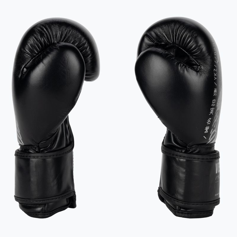 Vaikiškos bokso pirštinės Venum YKZ21 Boxing black/white 3