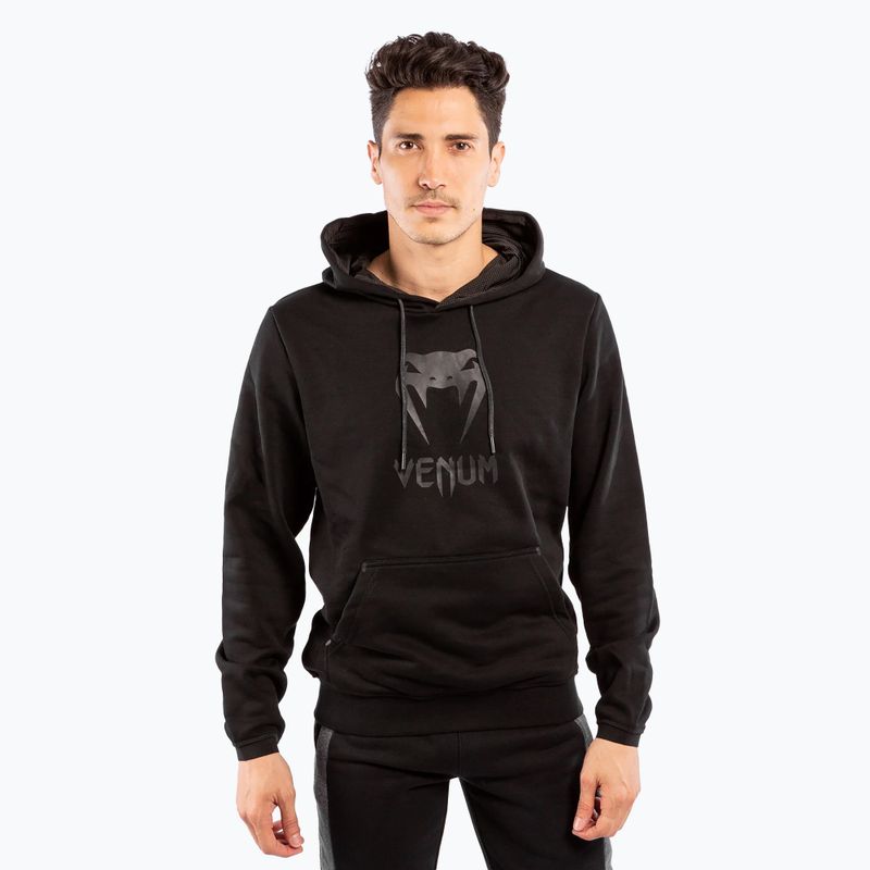 Vyriškas džemperis Venum Classic Hoodie black/black