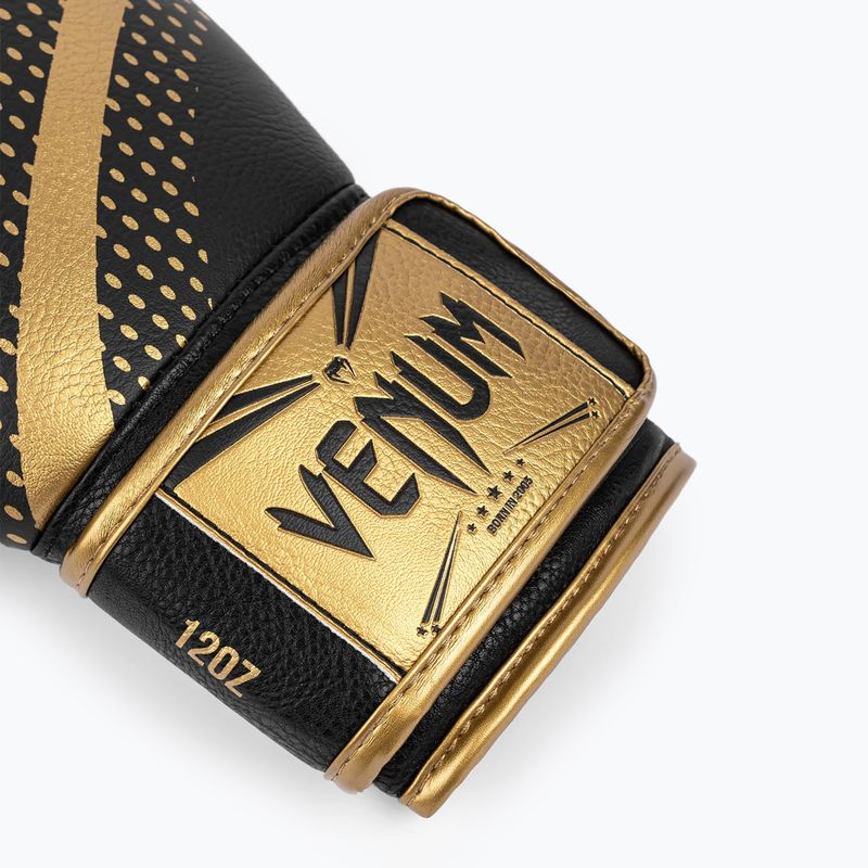 Bokso pirštinės Venum Lightning Boxing gold/black 3