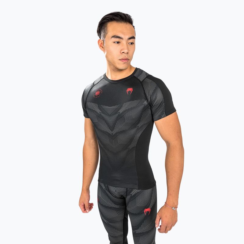 Vyriški marškinėliai Venum Phantom Rashguard black/red