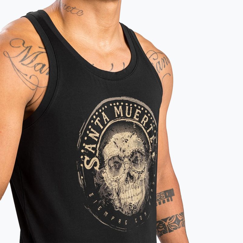 Vyriškas tank topas Venum Santa Muerte Dark Side black/brown 6