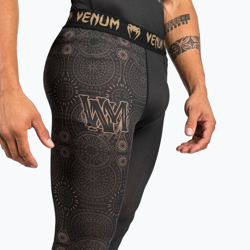 Vyriškos tamprės Venum Santa Muerte Dark Side Spats black/brown 8