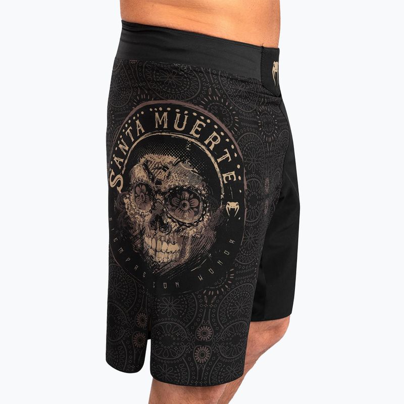 Vyriški treniruočių šortai Venum Santa Muerte Dark Side Fightshorts black/brown 5