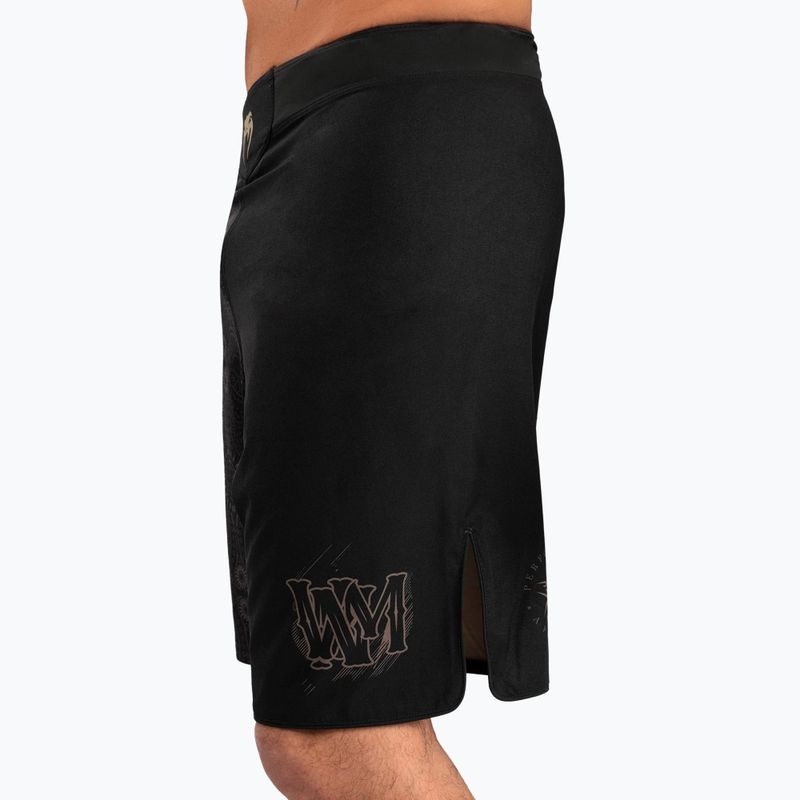 Vyriški treniruočių šortai Venum Santa Muerte Dark Side Fightshorts black/brown 7