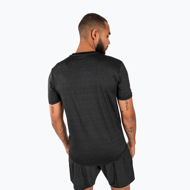 Vyriški treniruočių marškinėliai Venum X Ares 2.0 Dry Tech juoda/auksinė 3