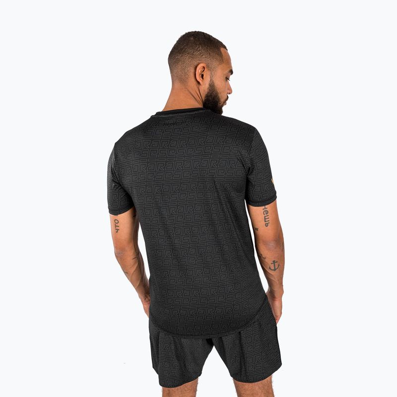 Vyriški treniruočių marškinėliai Venum X Ares 2.0 Dry Tech juoda/auksinė 4