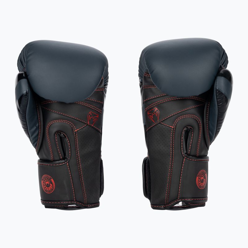 Bokso pirštinės Venum Elite Evo navy/black/red 2
