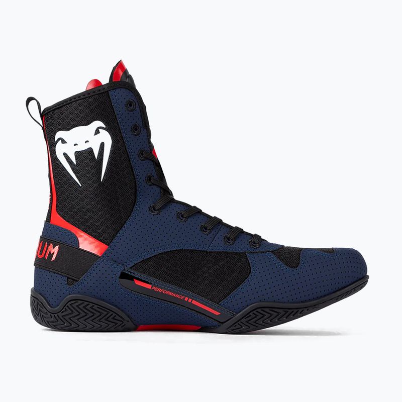 Bokso bateliai Venum Elite Boxing navy/black 11