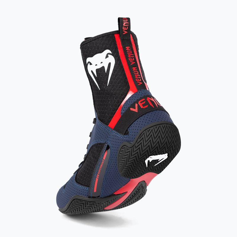 Bokso bateliai Venum Elite Boxing navy/black 14