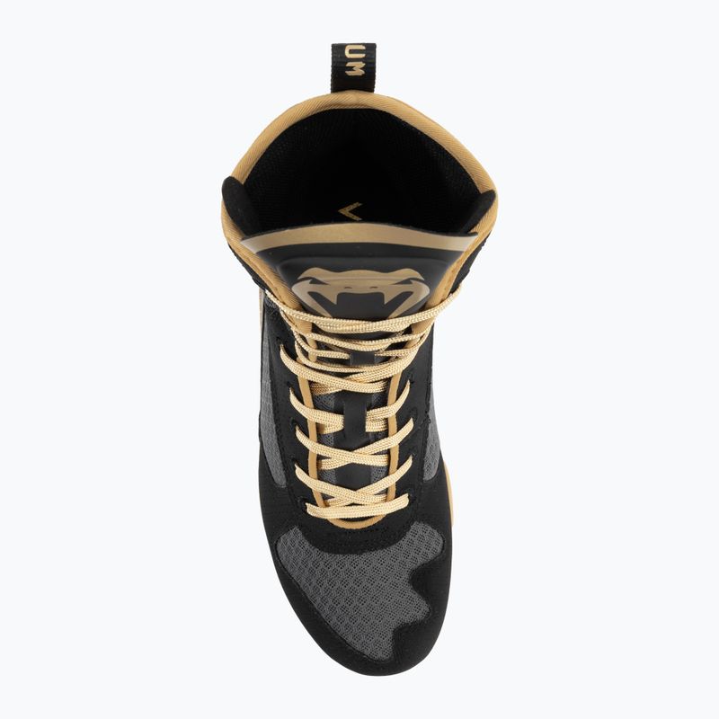 Bokso bateliai Venum Elite Boxing black/beige 6