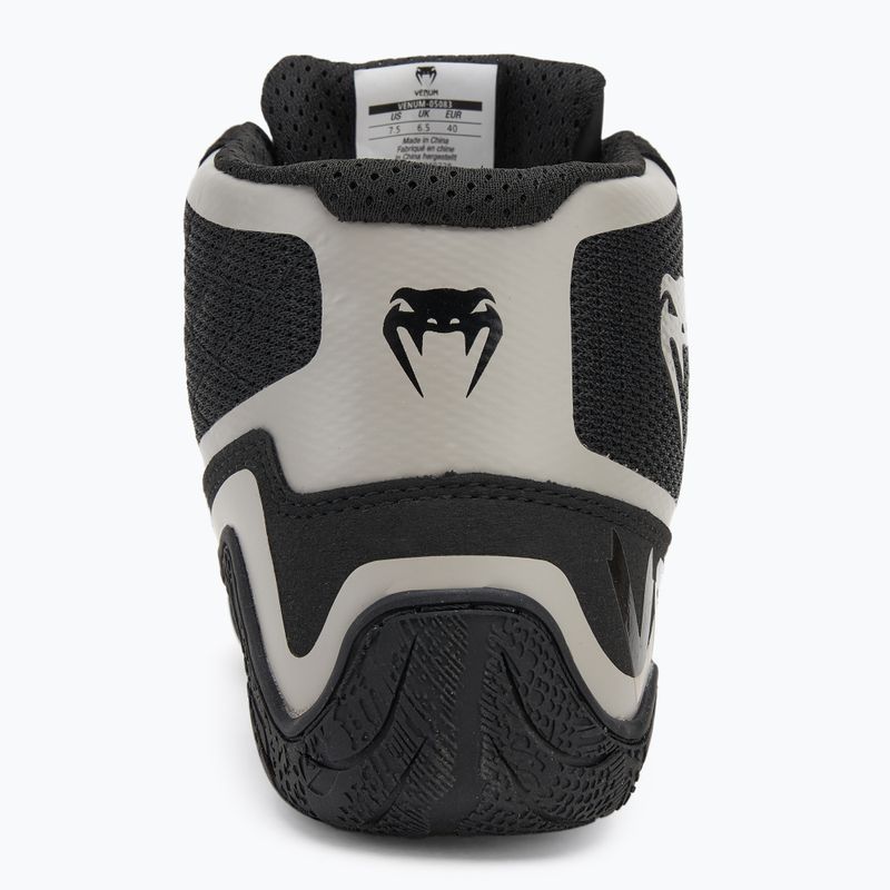 Bokso bateliai Venum Elite Wrestling black/sand 6
